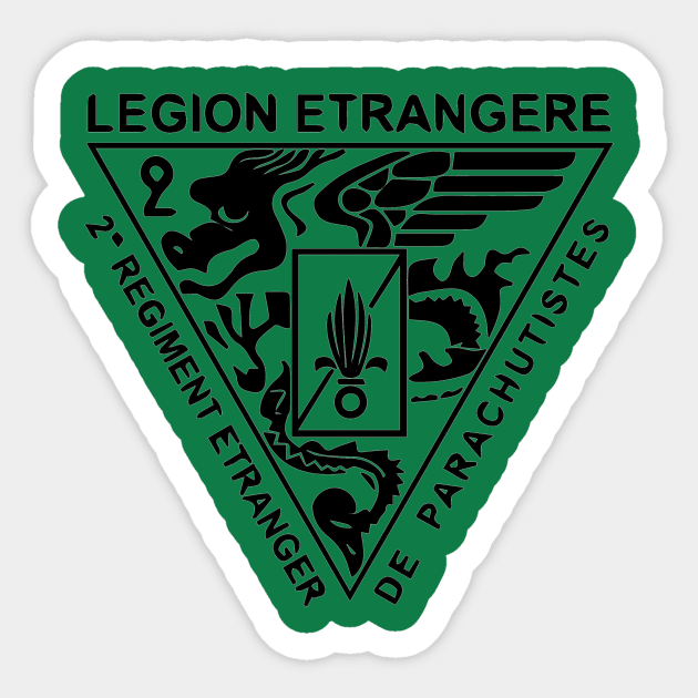 2e REP - French Foreign Legion Sticker by teeor